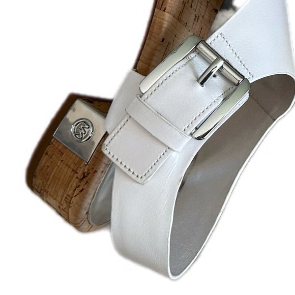 Michael Kors London Thong Sandals leather T Strap Slingback - Picture 8 of 11